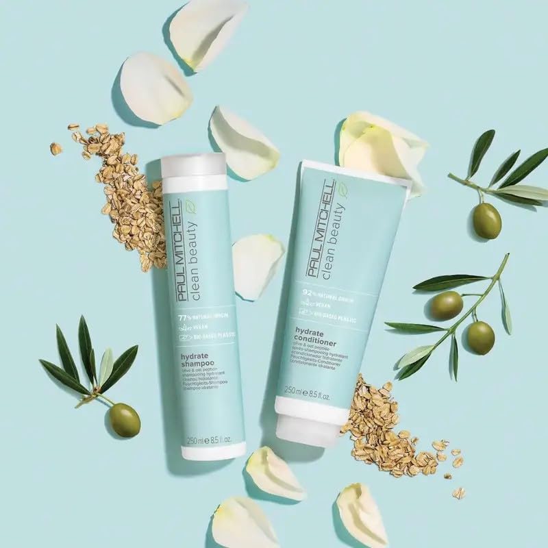 Paul Mitchell conditioner applied to wet hair in shower improving detangling