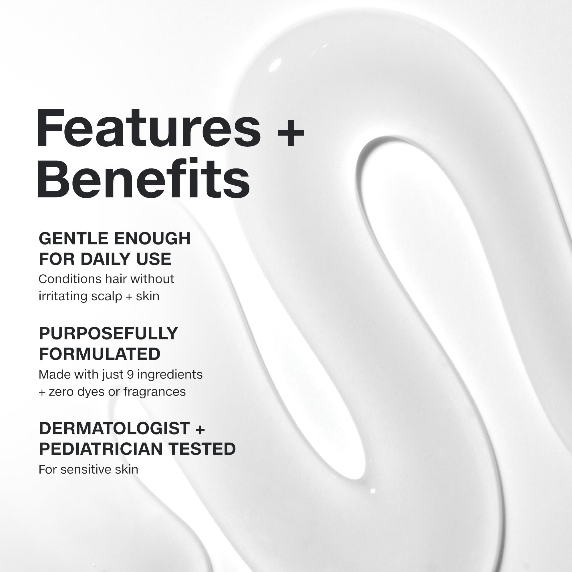 Paul Mitchell conditioner texture on palm showing lightweight hydration benefit