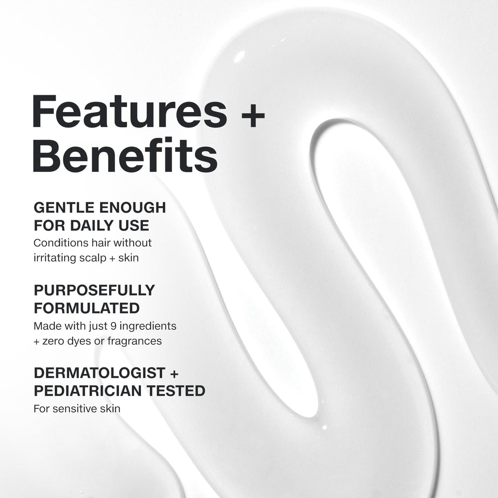 Paul Mitchell conditioner texture on palm showing lightweight hydration benefit
