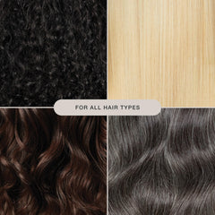 Paul Mitchell clips securing a thick hair section for colour and cutting precision