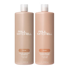 Paul Mitchell front packaging showing bottles and color protection benefit