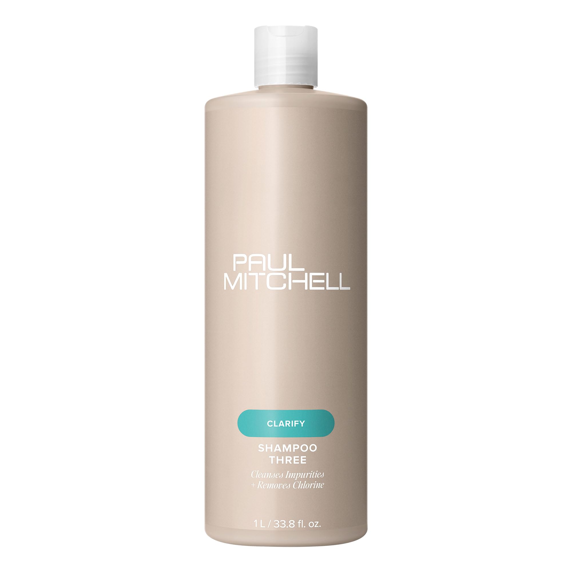 Paul Mitchell bottle front view showing product and clarity benefit