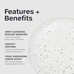 Close-up foam texture of Paul Mitchell Shampoo Two demonstrating rich lather and lift