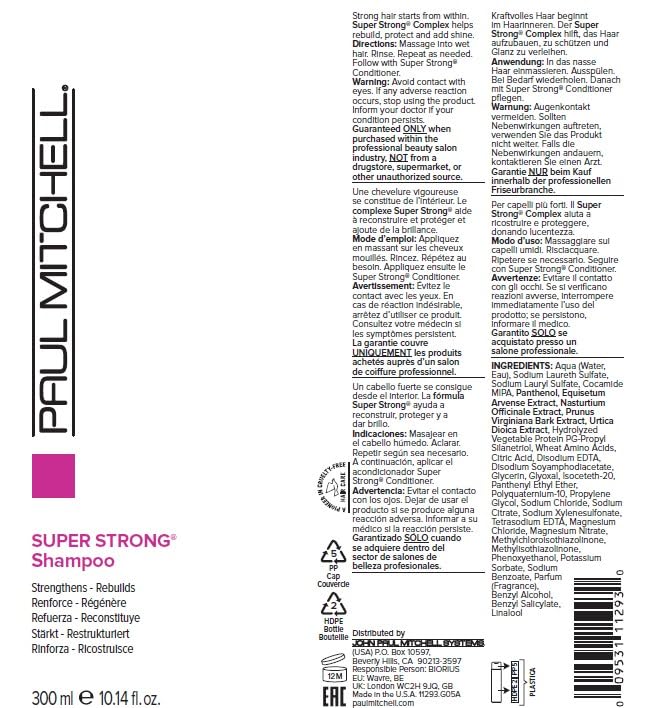 Paul Mitchell bottle styled on bathroom shelf suggesting salon-quality care