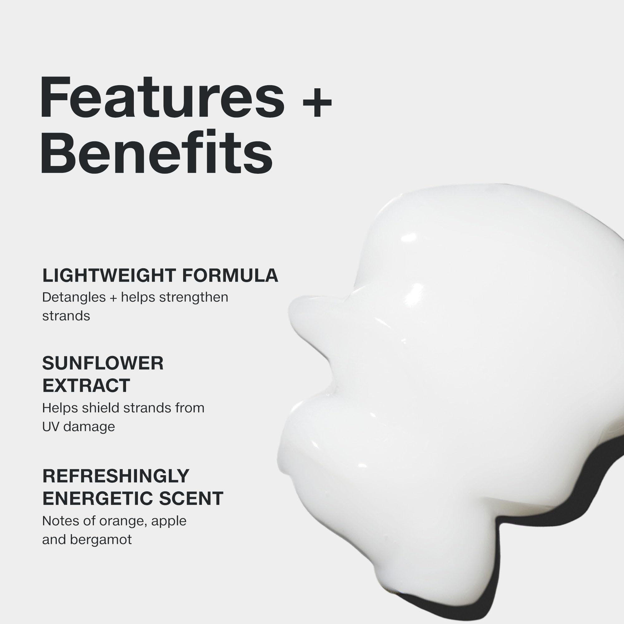 Paul Mitchell creamy conditioner texture close-up demonstrating smooth detangling benefit