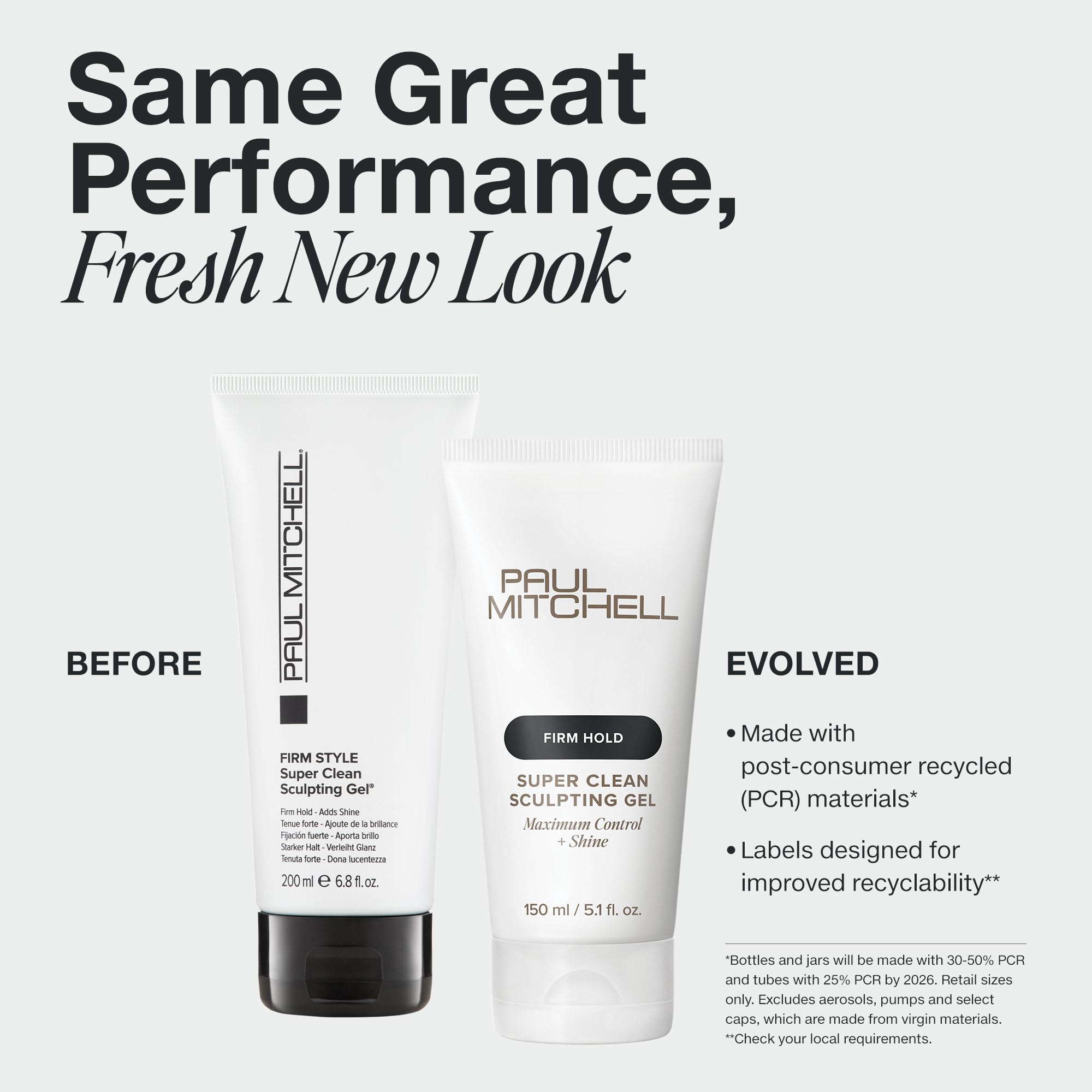 Paul Mitchell gel texture close-up highlighting shine and control