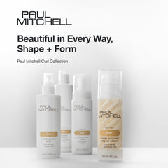 Paul Mitchell styled curly hair outdoors demonstrating natural-looking, touchable curls