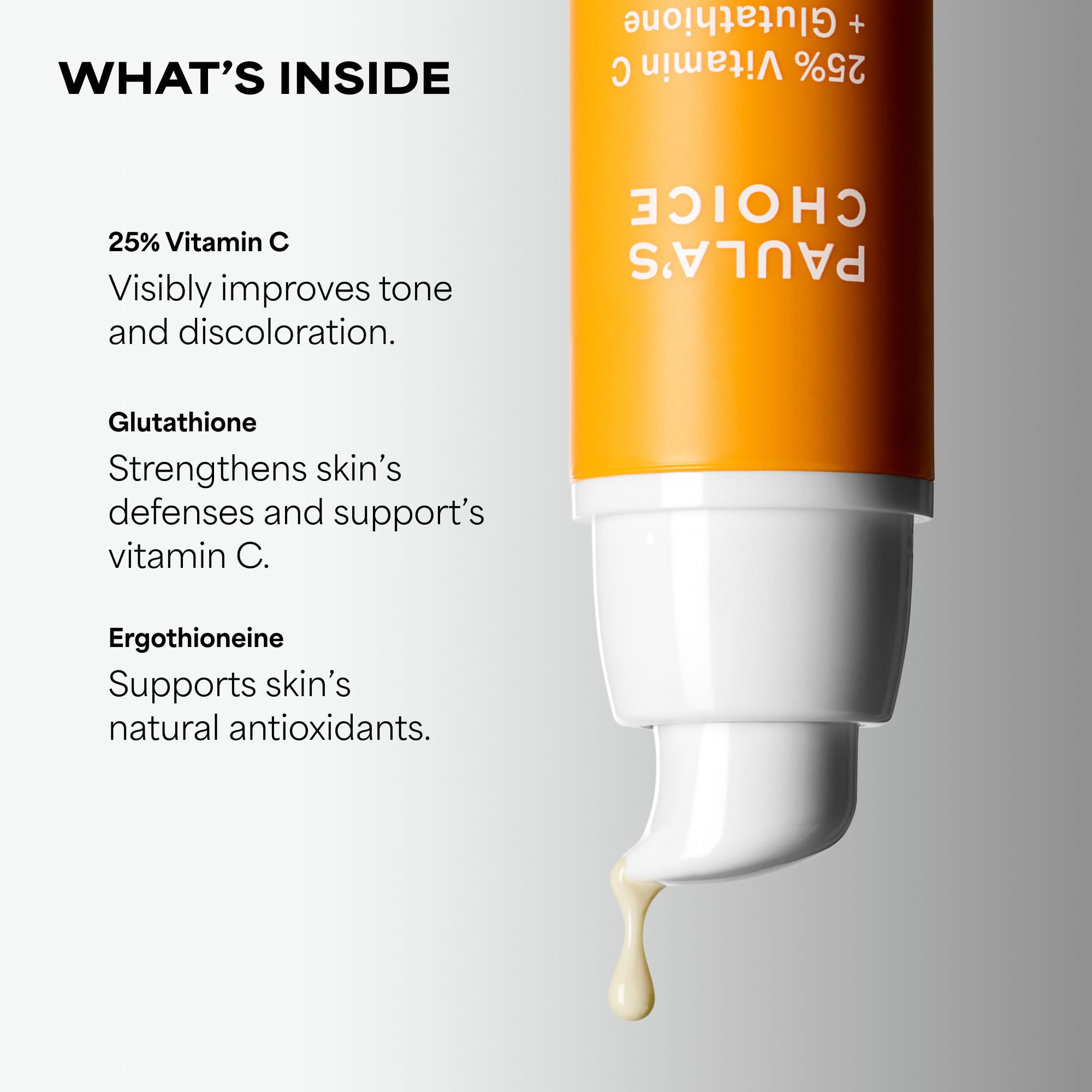 Paula's Choice serum on fingertips demonstrating smooth spreadable formula