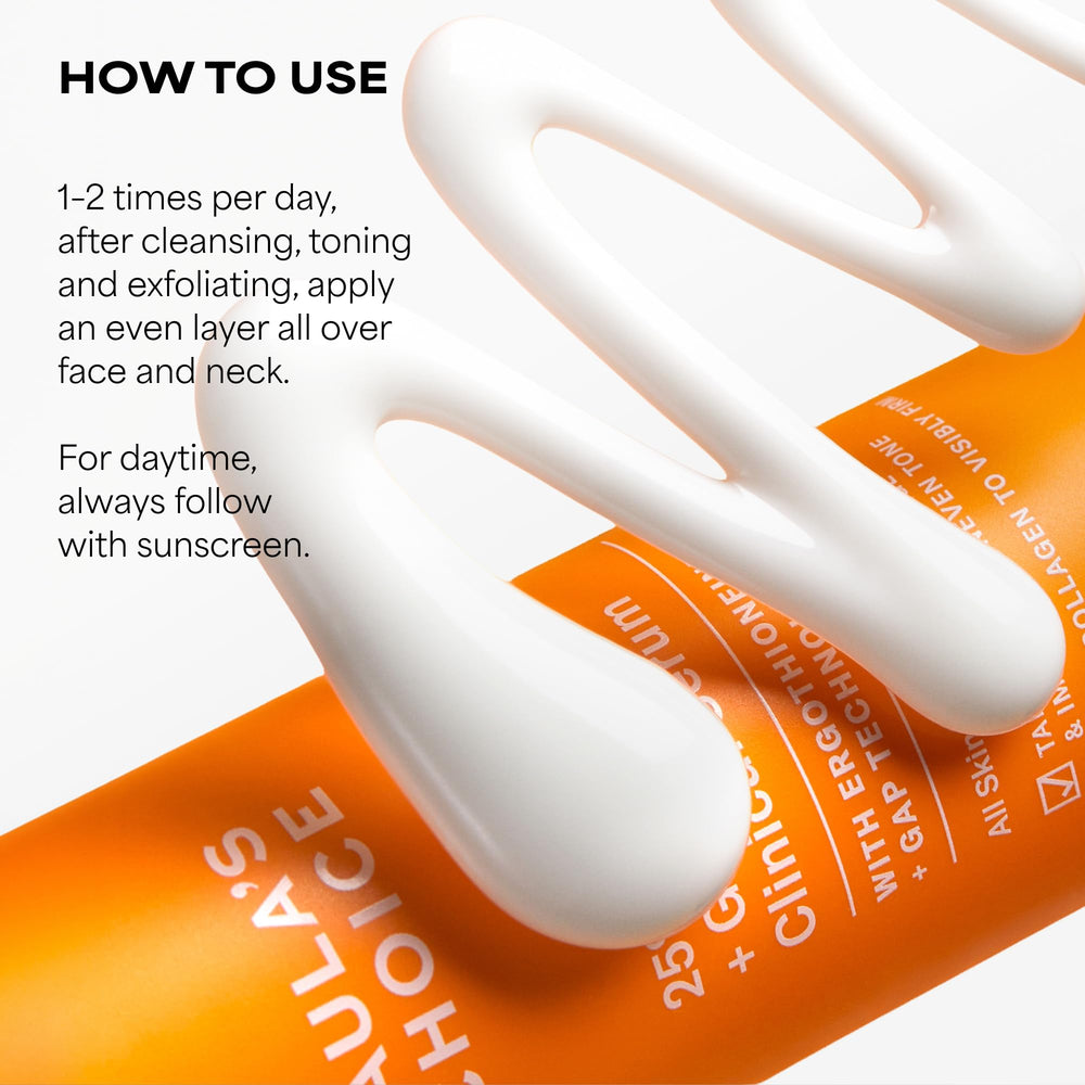 Paula's Choice bottle next to ruler showing 1 oz scale for size clarity