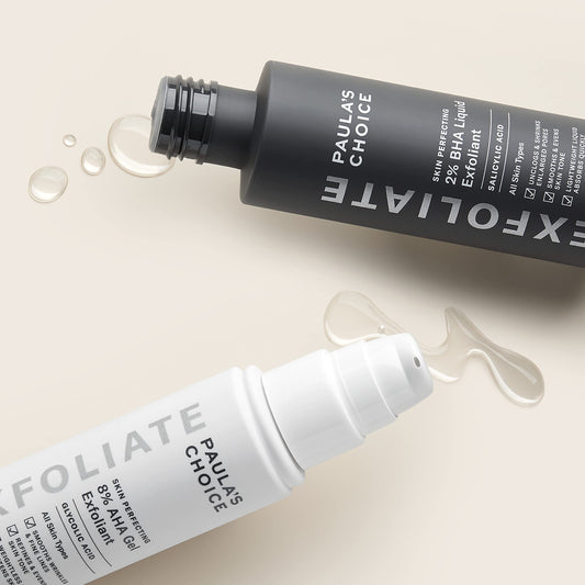 Paula's Choice AHA gel texture close-up for smooth skin