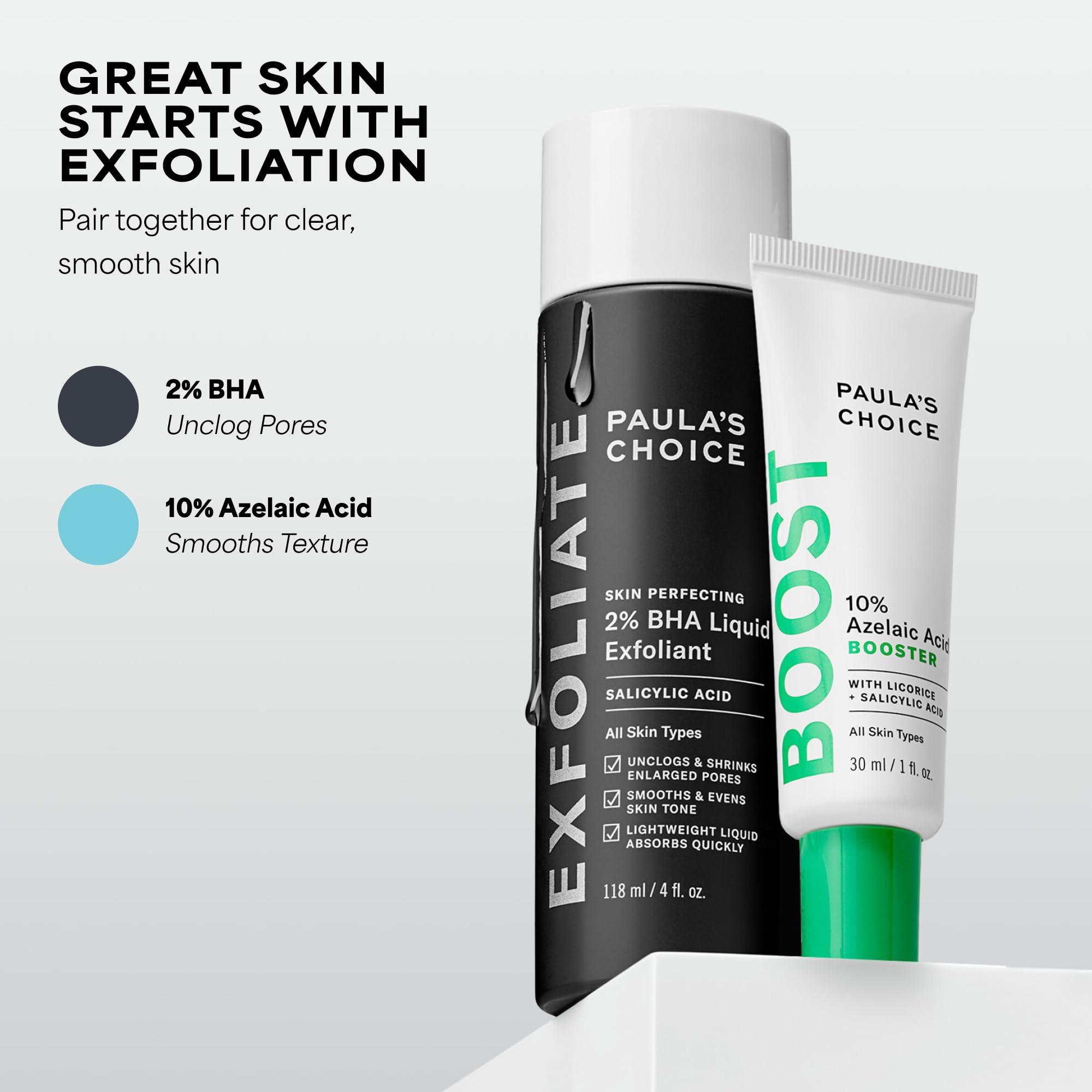 Paula's Choice mixed with moisturizer in palm showing customizable layering benefit