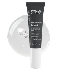 Paula's Choice front packaging showing compact 0.3 fl oz bottle and branding benefits