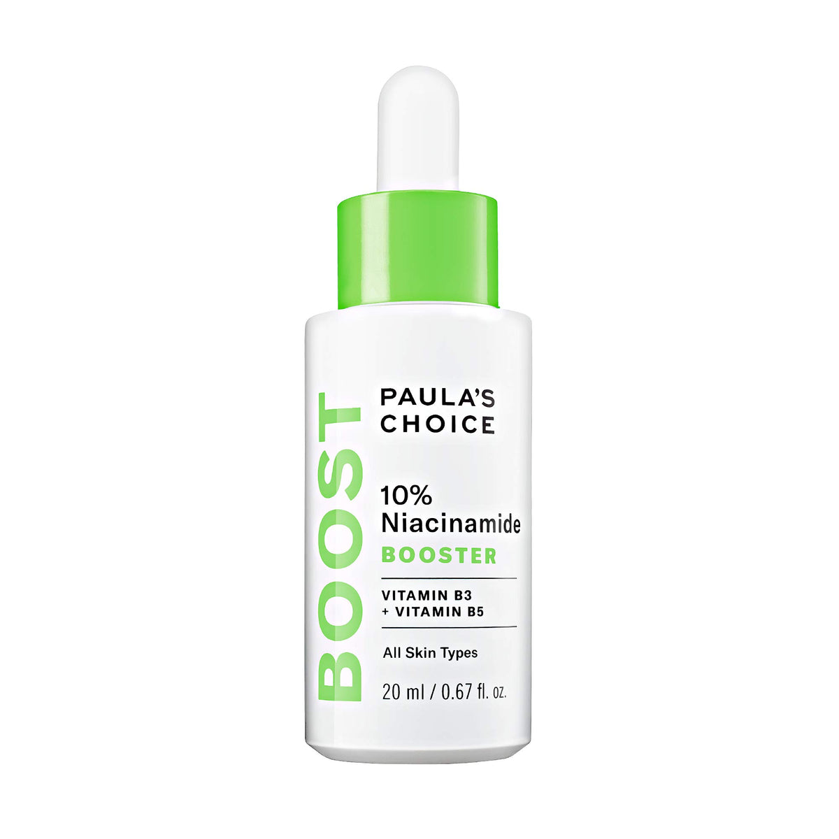 Paula's Choice front packaging showing booster bottle and label for easy identification