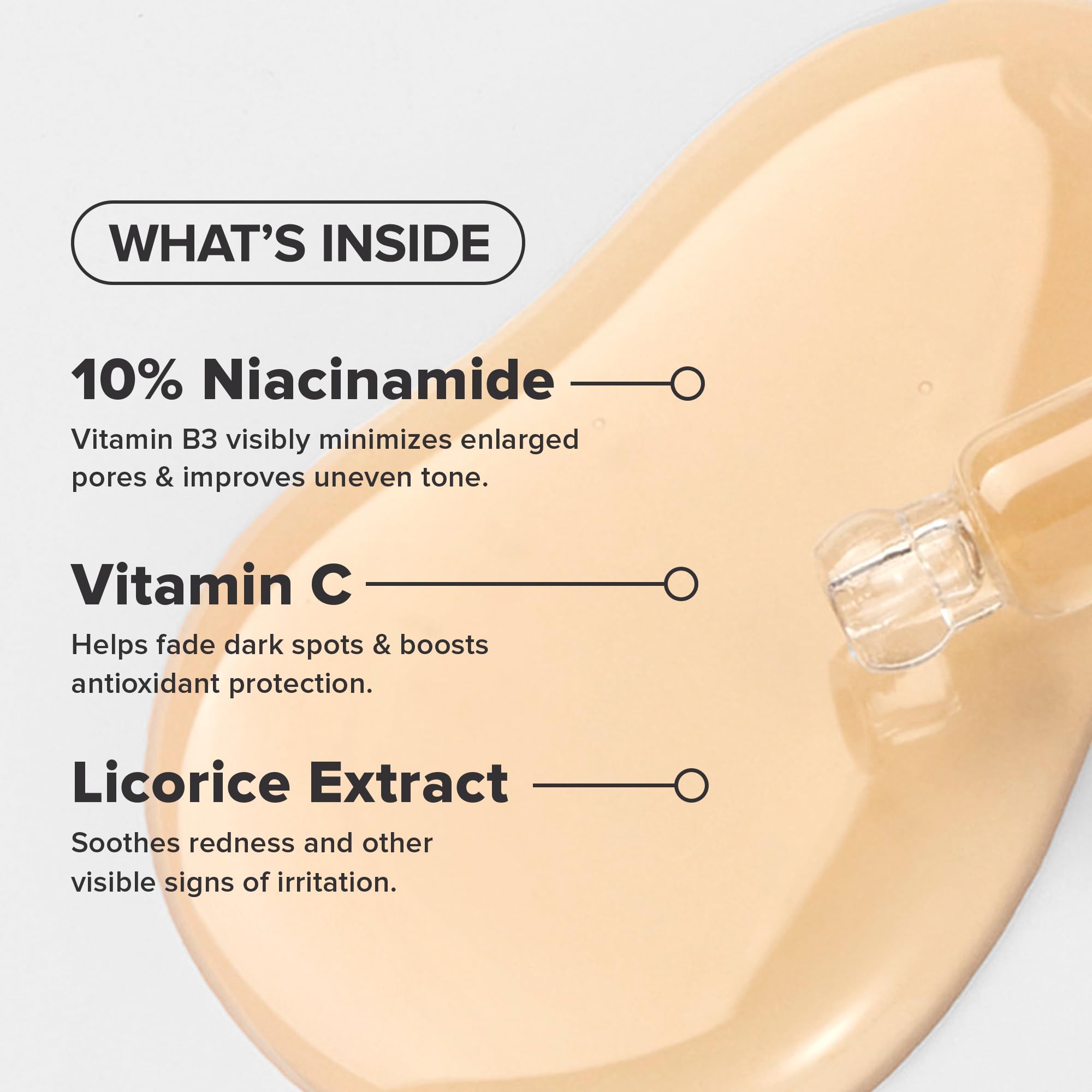 Paula's Choice serum texture on fingertip highlighting lightweight absorption and finish