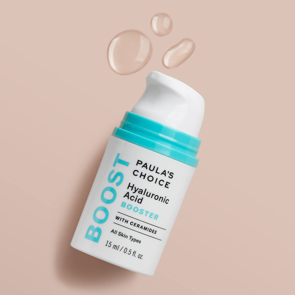 Paula's Choice ingredient label showing hyaluronic acid ceramides panthenol benefits