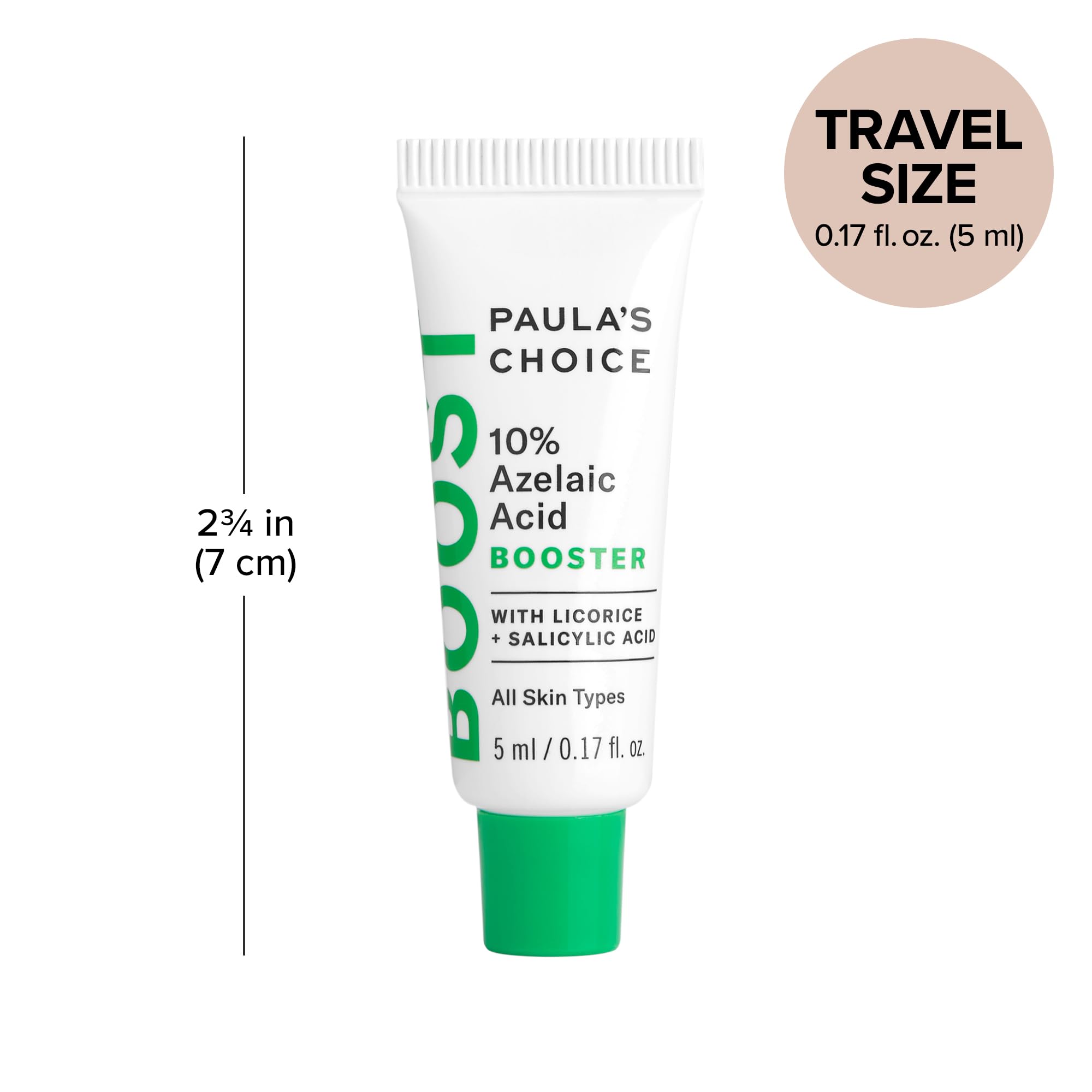 Paula's Choice booster open cap with droplet demonstrating dosing control