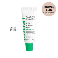 Paula's Choice booster open cap with droplet demonstrating dosing control