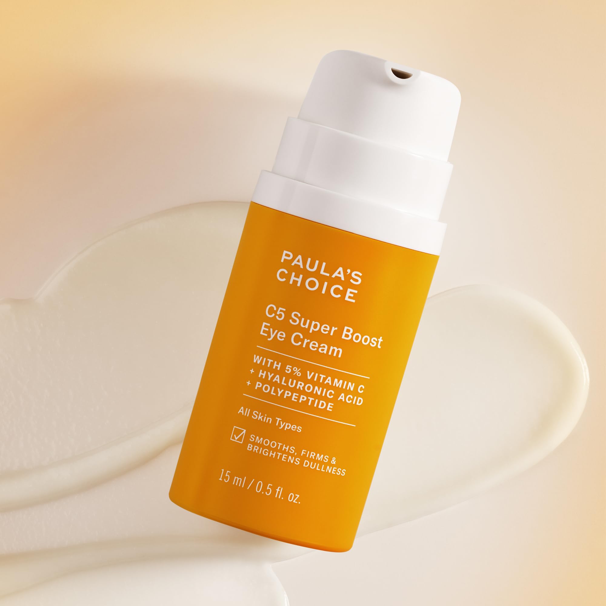 Paula's Choice applying small amount under eye to demonstrate gentle, precise use