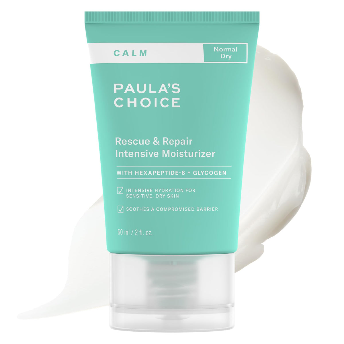 Paula's Choice jar front view showing calm face cream packaging and gentle hydration