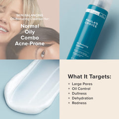 Paula's Choice bottle in hand showing size and travel-friendly benefit