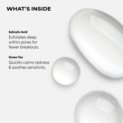 Paula's Choice close-up label showing 2% salicylic acid clarity and potency