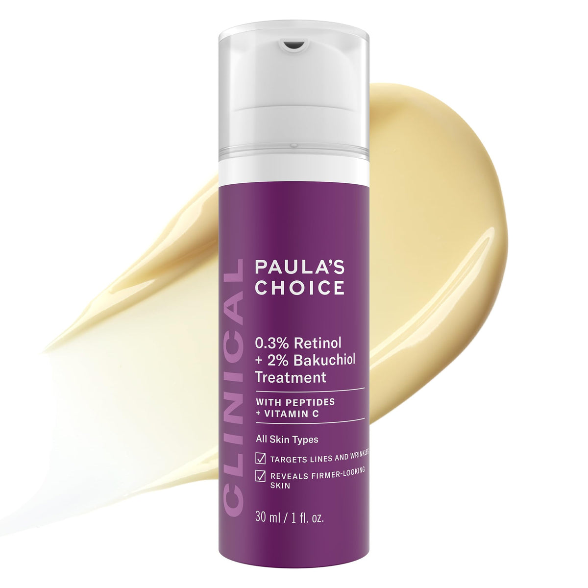 Paula's Choice bottle front label showing product name and benefits