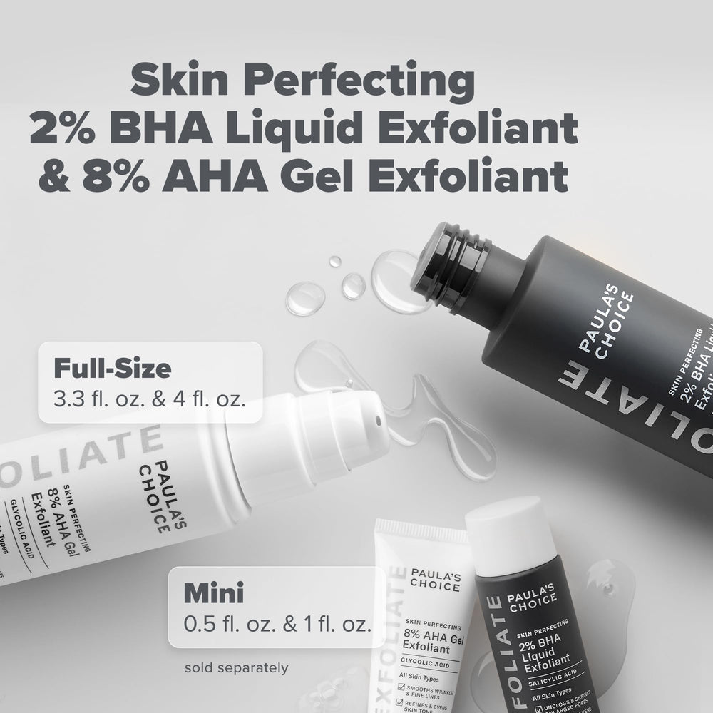 Paula's Choice duo on bathroom shelf suggesting daily routine