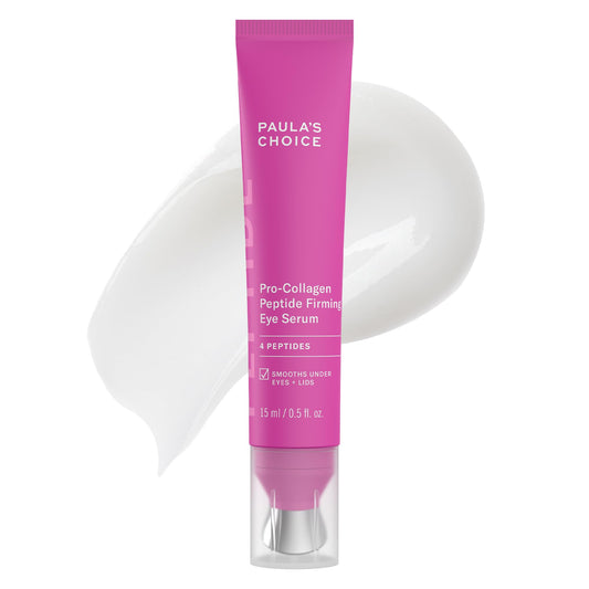 Paula's Choice front bottle view showing compact eye serum and firming benefit