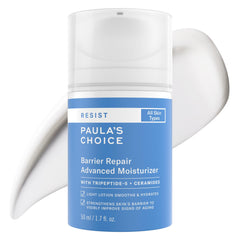 Paula's Choice front jar showing product branding and clean packaging benefit