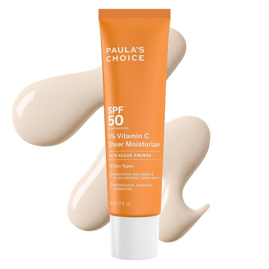 Paula's Choice front packaging showing SPF 50 and lightweight benefits