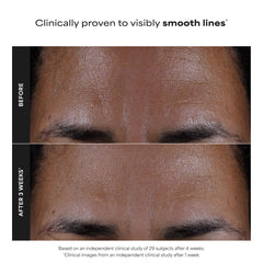 Drop of Paula's Choice liquid exfoliant on a fingertip showing lightweight texture and easy application