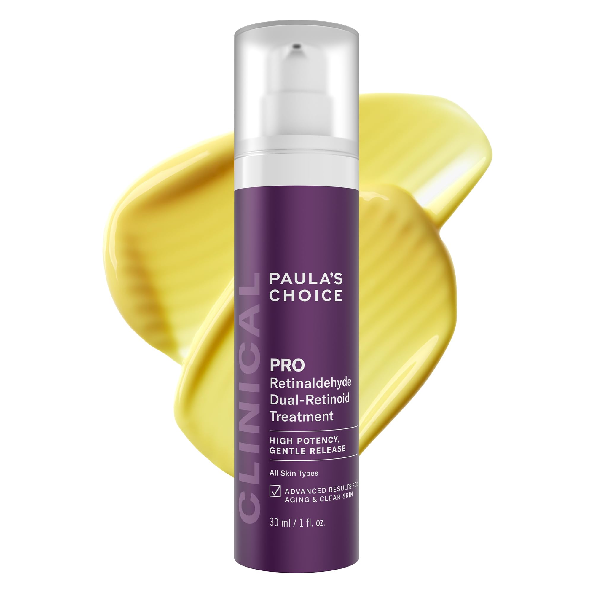 Paula's Choice front bottle shot showing clean clinical design and product benefit