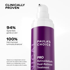 Paula's Choice bottle held in hand to show 1 fl oz scale and travel convenience