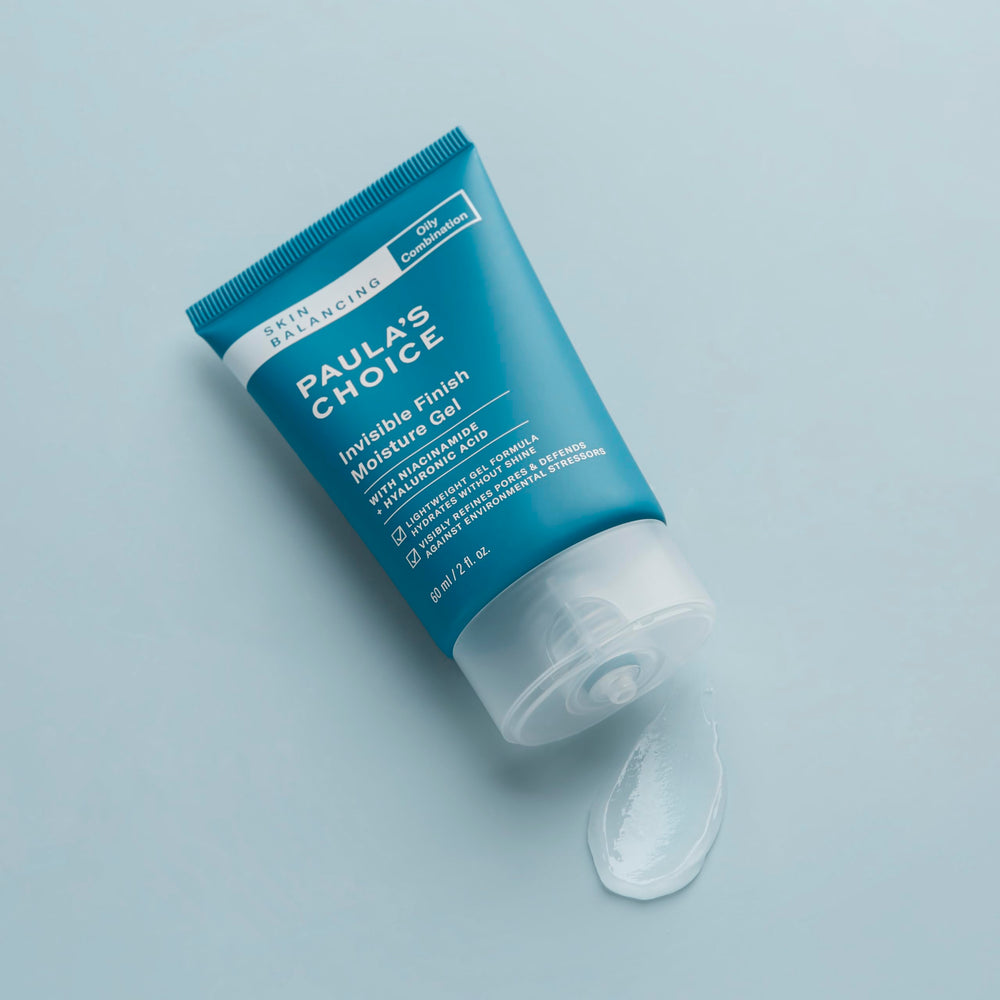 Paula's Choice dispensed gel on hand showing easy absorption