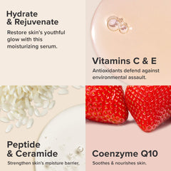 Paula's Choice serum texture on hand demonstrating lightweight absorbency benefit