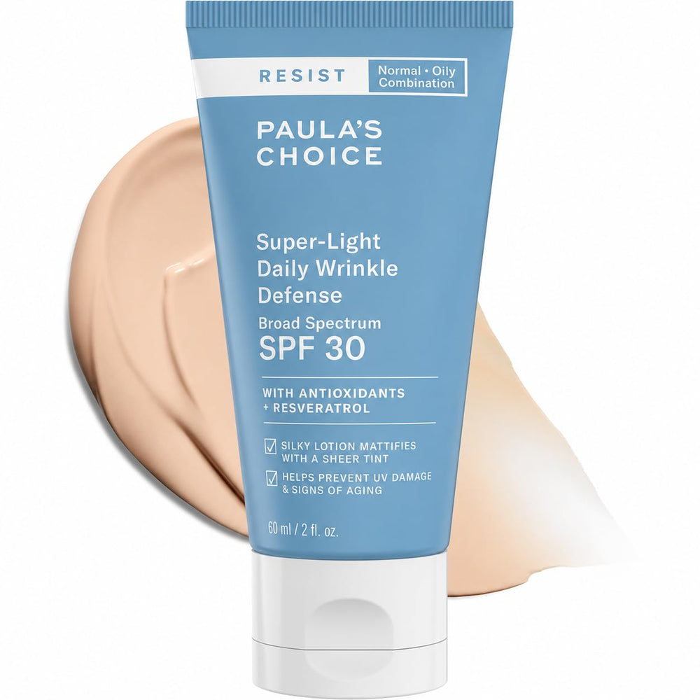 Paula's Choice front packaging showing SPF 30 benefits and matte tint