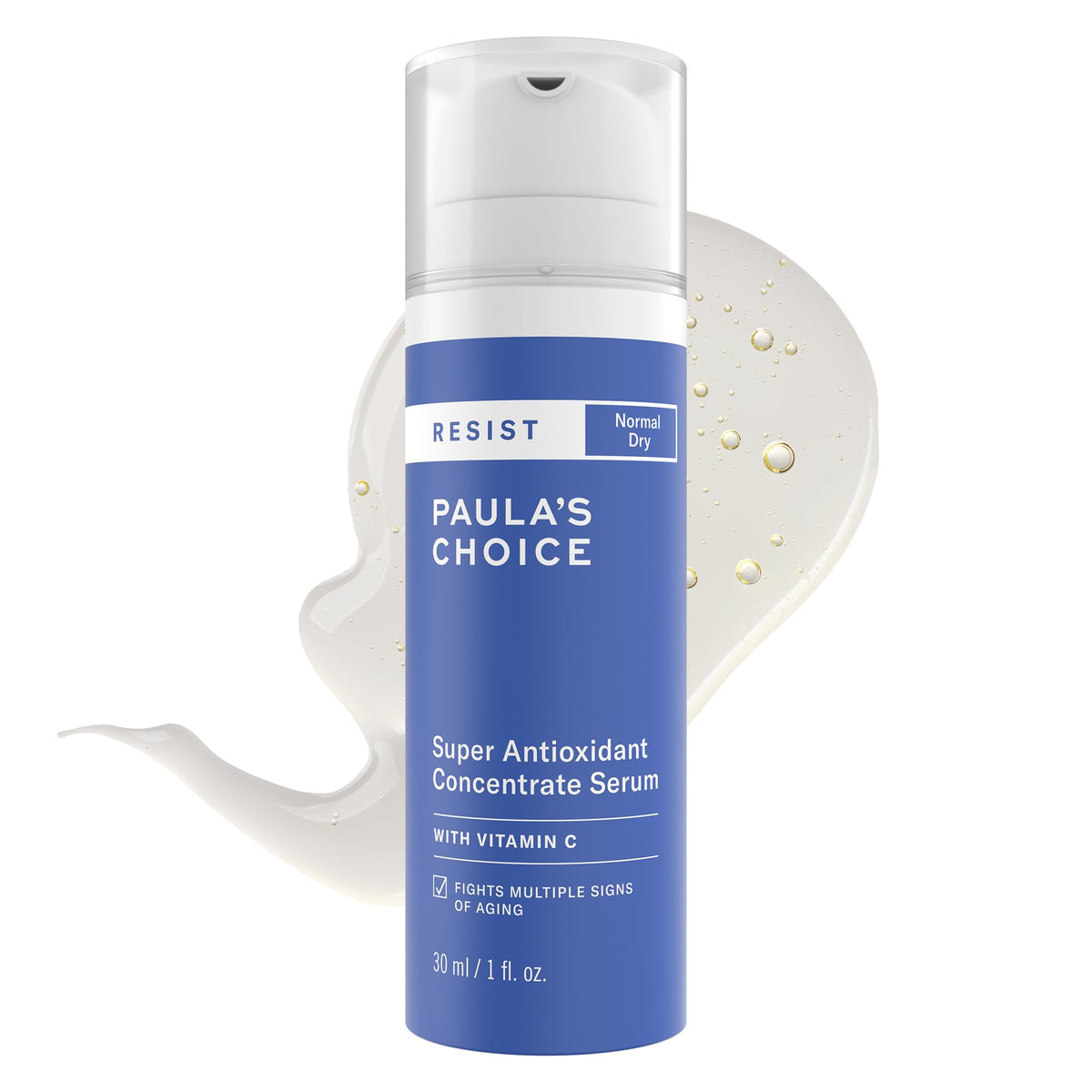 Paula's Choice front bottle view showing clean packaging and hydrating benefits