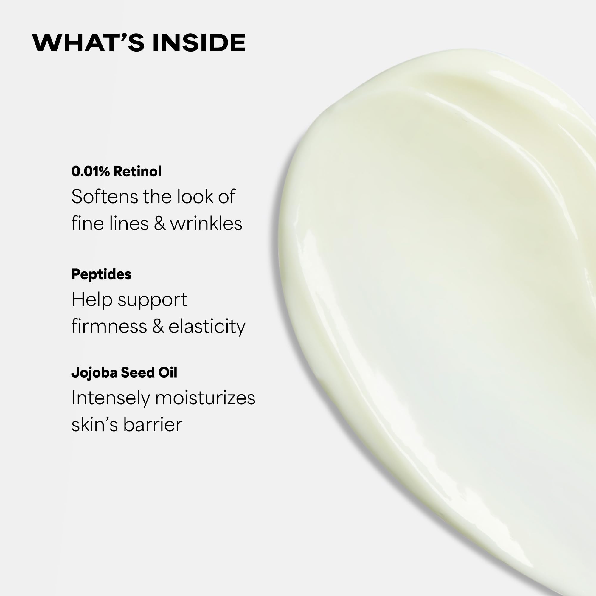 Paula's Choice cream texture close-up revealing rich, hydrating consistency for dry skin