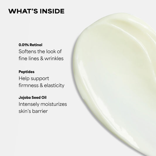 Paula's Choice cream texture close-up revealing rich, hydrating consistency for dry skin