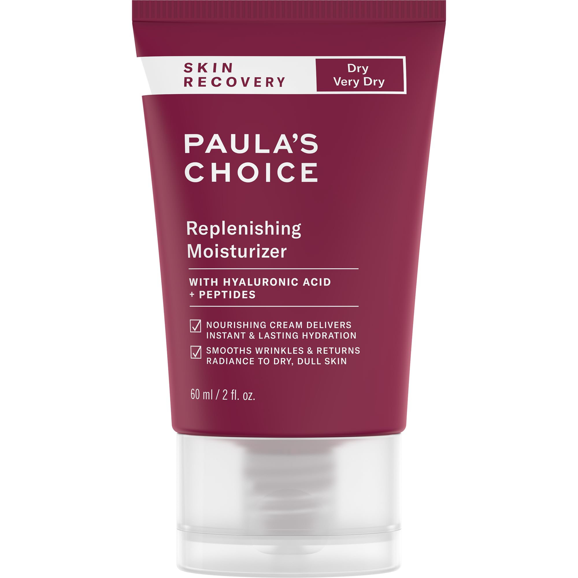 Paula's Choice jar front view showing packaging and size, clear labeling for quick selection