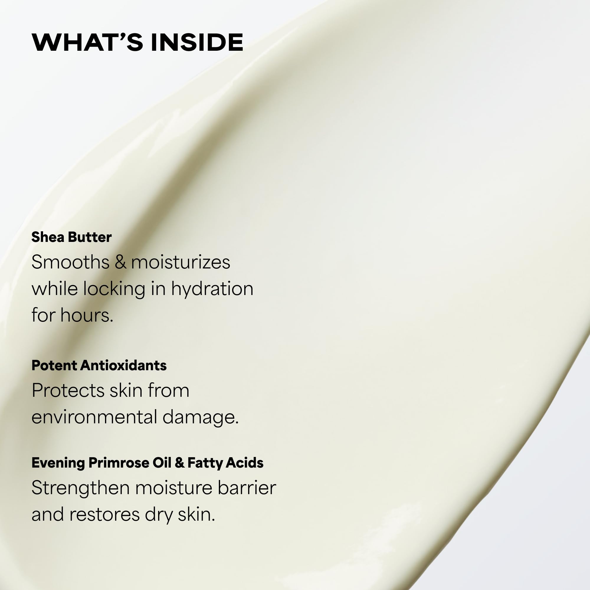 Paula's Choice texture close-up highlighting creamy hydration