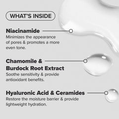Paula's Choice label view showing ingredient transparency and niacinamide