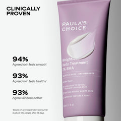 Paula's Choice label close-up highlighting 2% BHA ingredient benefits