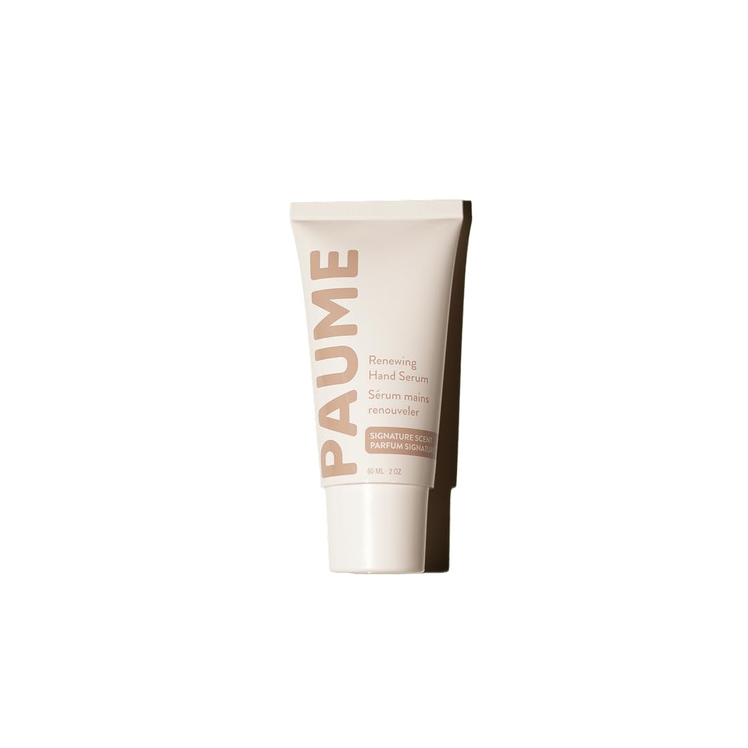 PAUME front packaging showing serum bottle and visible benefits