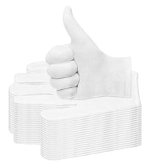 PAXCOO front packaging showing 20 pairs of white cotton gloves and value pack benefit