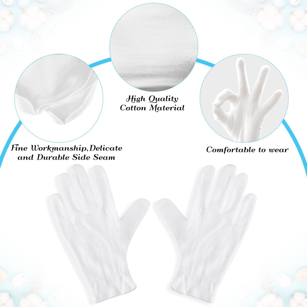 Paxcoo gloves inspecting delicate jewelry to prevent fingerprints