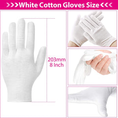 PAXCOO gloves beside a ruler to show 8-inch length and wrist coverage