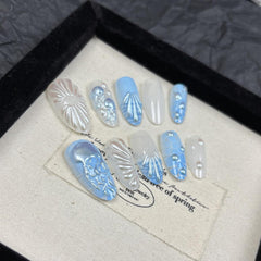 PBPCGBW included accessories mini file wooden stick and glue stickers