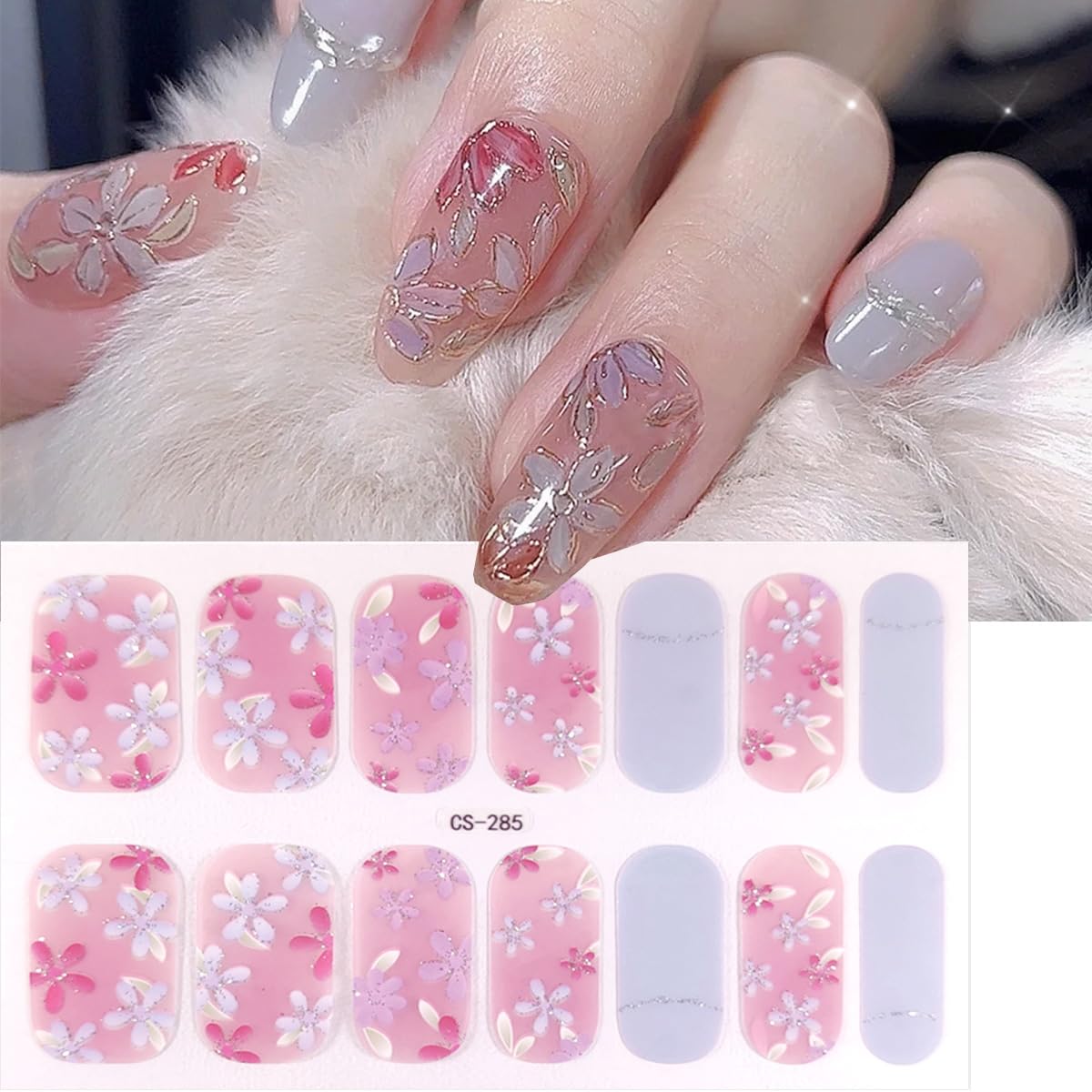 PBPCGBW close-up of cherry blossom pattern showing intricate detail and vibrant color