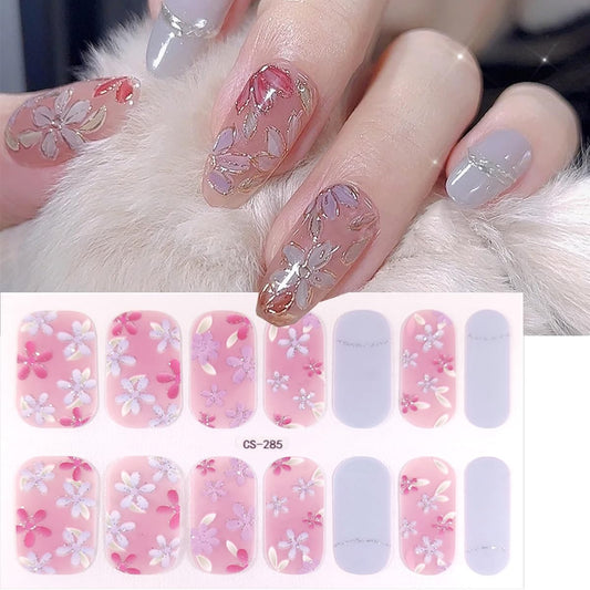PBPCGBW close-up of cherry blossom pattern showing intricate detail and vibrant color
